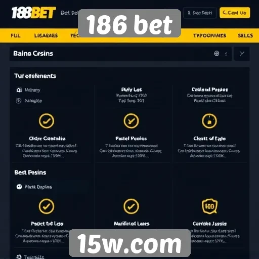 Análise das funcionalidades do site de jogos 186 bet