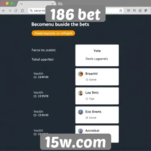 Avaliação do desempenho do site 186 bet