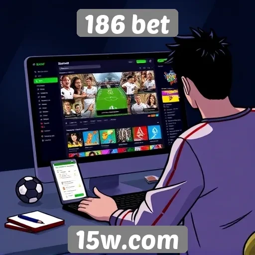 Experiência do usuário na plataforma 186 bet